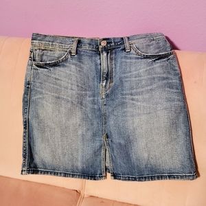 7 For All Mankind Jeaned Skirt